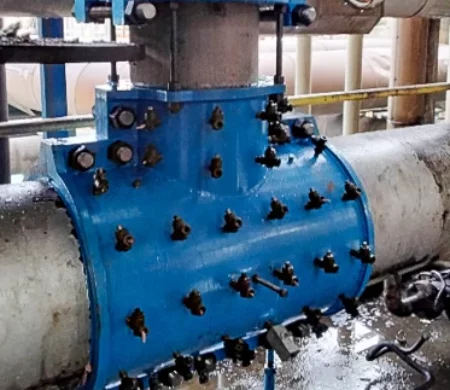 Boîte Injectée Sur Mesure Canalisation D'eau De Refrigeration Raffinerie